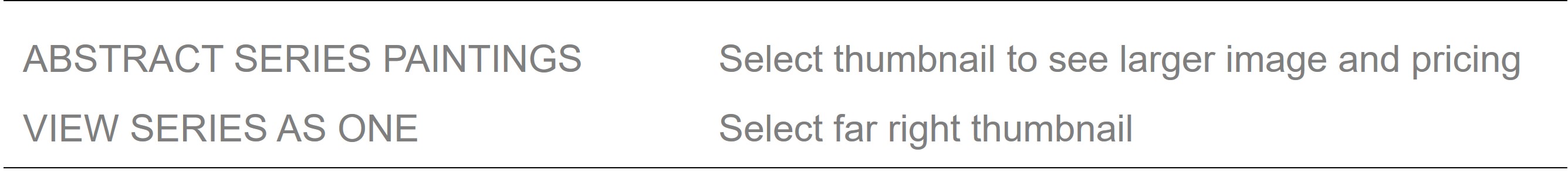 Abstract series Paintings